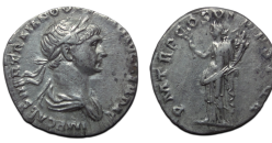 Trajanus - FELICITAS denarius (JUN2680)