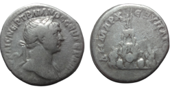 Trajanus - drachme Vulkaan (JUN2681)