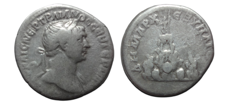 Trajanus - drachme Vulkaan (JUN2681) Trajanus - drachme Vulkaan (JUN2681)