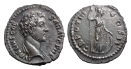 Marcus Aurelius - Minerva denarius, jong portret, MOOI! (JUN2625) Marcus Aurelius - Minerva denarius, jong portret, MOOI! (JUN2625)