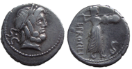 Romeinse republiek -  denarius  L. Procilius 80 voor Christus (MA2508)