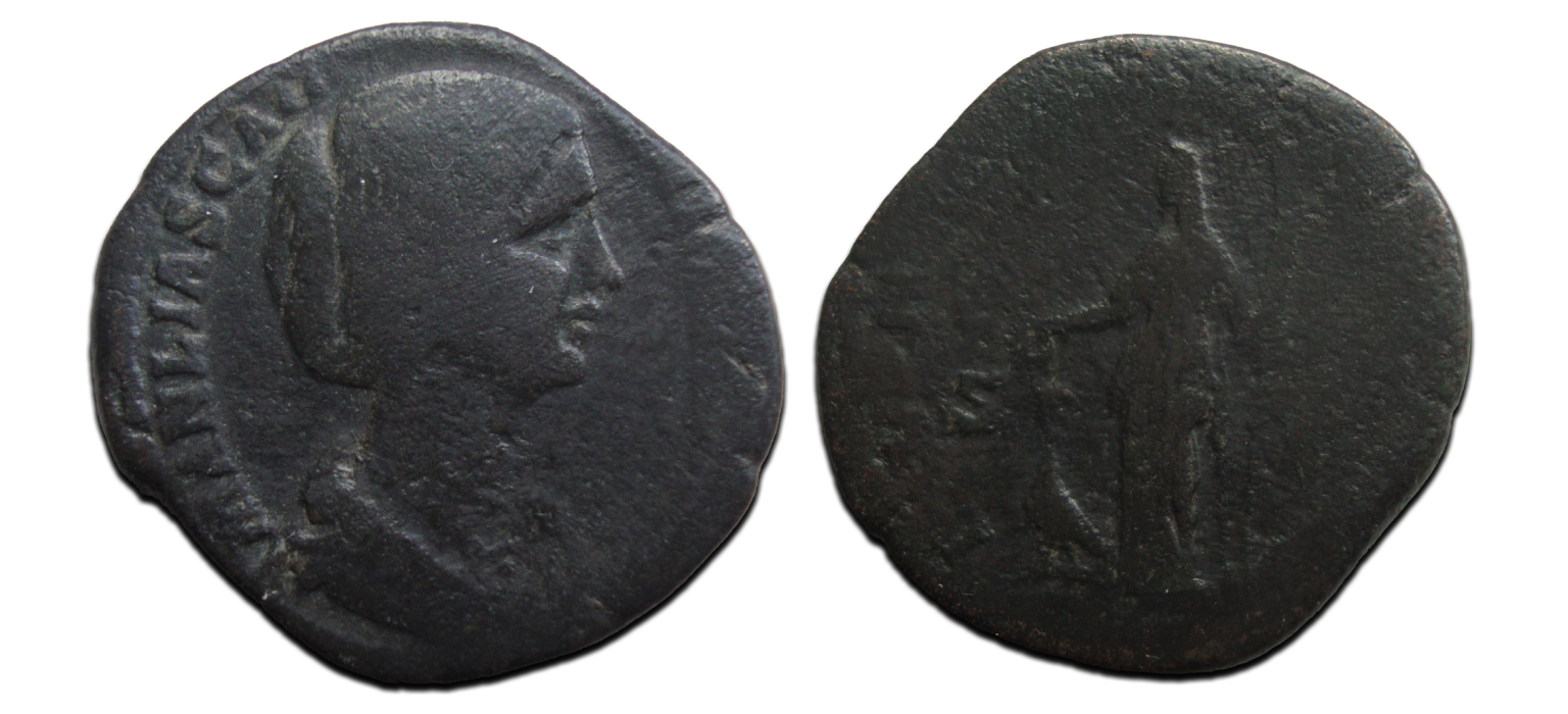 Manlia Scantilla - Sestertius wife of Didius Julianus very rare (MA2510 ...