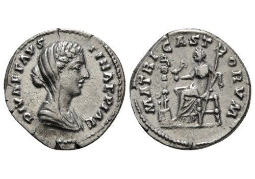 Faustina jr - denarius MATRI CASTRORVM beauty! (MA2513) Faustina jr - denarius MATRI CASTRORVM beauty! (MA2513)