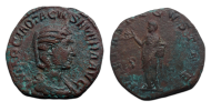 Otacilia Severa - Pietas Sestertius (MA25105)