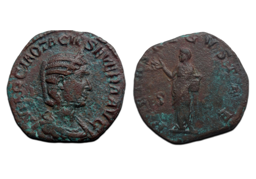 Otacilia Severa - Pietas sestertius, (MA26105)