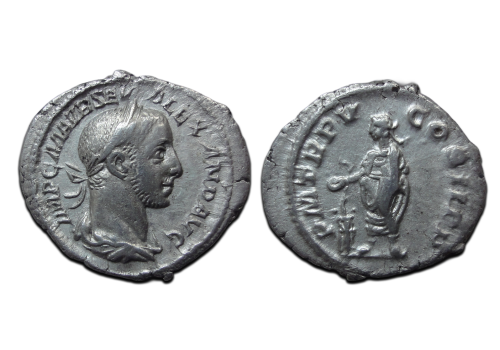 Severus Alexander - denarius Offerende keizer (MA2611)
