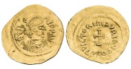 Maurice Tiberius - Gold tremissis (MA2528)