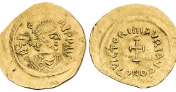 Maurice Tiberius -  Gouden tremissis (MA2628)