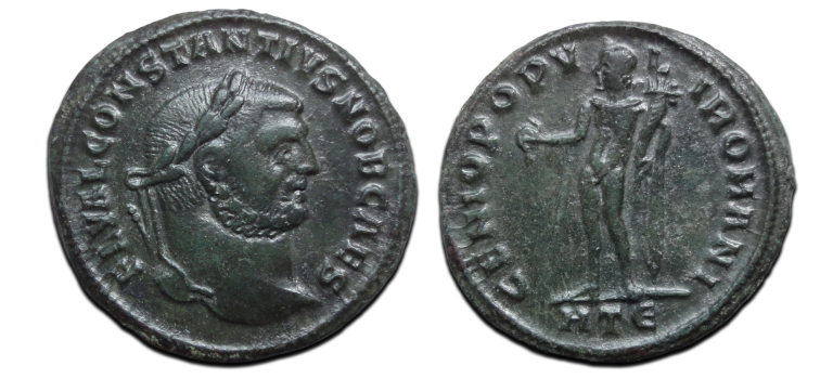 Constantius Chlorus - Genio Heraclea PORTRAIT! (MA2650)