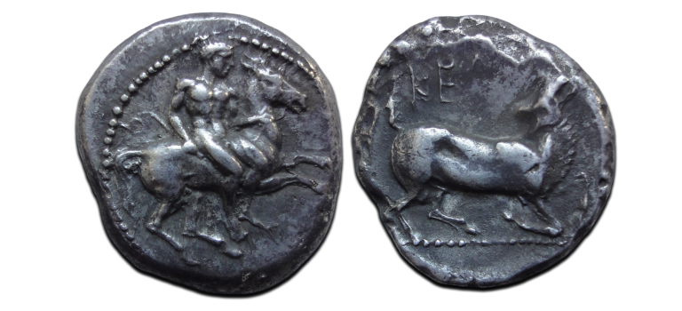 Griekse munten - Stater Kelenderis met geit (MA2661)