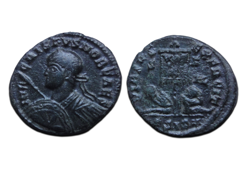 CRISPUS - buste met speer en schild (MA2683) CRISPUS - buste met speer en schild (MA2683)