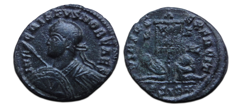 CRISPUS - VIRTVS shield and spear (MA2683)