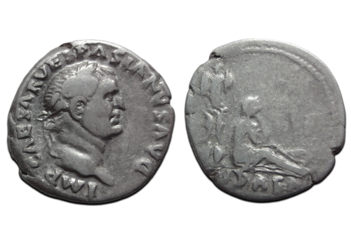 Vespasianus - Judaea Capta denarius!  (MA2691)