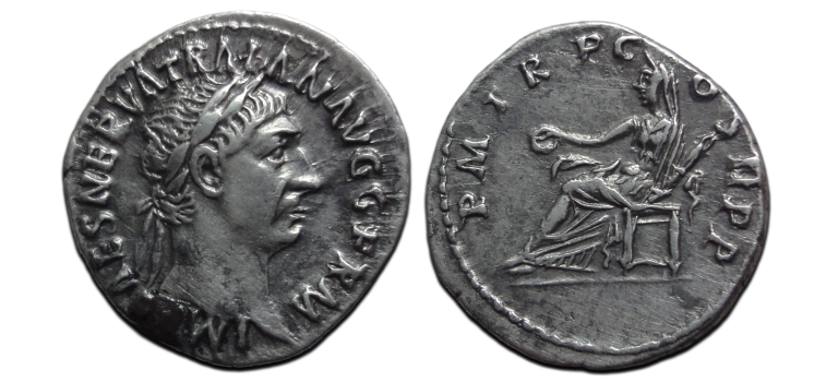 Trajan - denarius VESTA (MA2692)