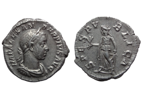 Severus Alexander - denarius SPES topper! (JA2187)
