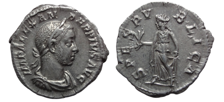 Severus Alexander - denarius SPES topper! (JA2187)