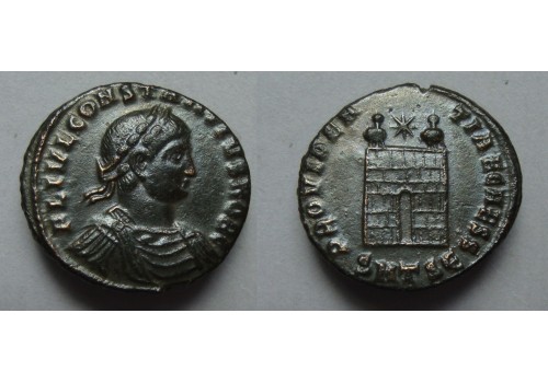 Constantius II - kamppoort prachtig (ME2252)