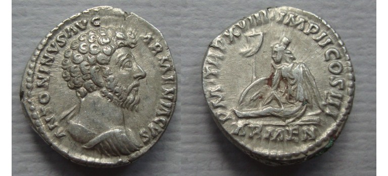 Marcus Aurelius- denarius ARMENIA (ME2273)