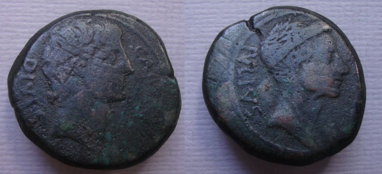 Augustus -  de goddelijke Julius Caesar sestertius!  (ME2277)