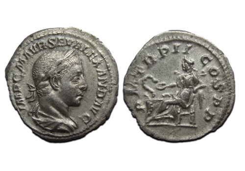 Severus Alexander - SALUS denarius (ME25103)