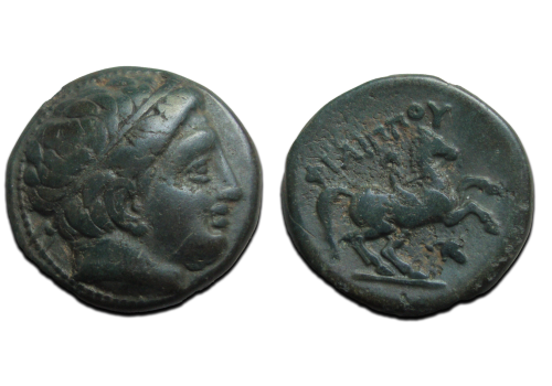 GRIEKSE MUNTEN - Philippus II vader van Alexander de Grote!  (ME2539)