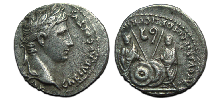 Augustus - denarius Caius en Lucius (ME2549)