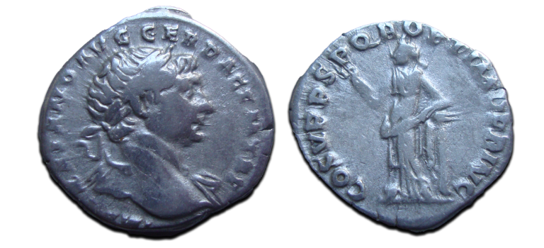 Trajanus- denarius Felicitas (ME2561)