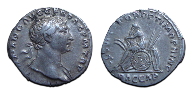 Trajan - Victory over Dacians, DACIA CAPTA (ME2566)