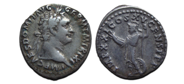 Domitianus- denarius Minerva (ME2580)