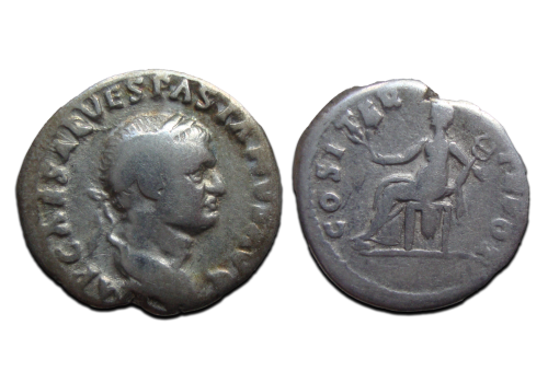 Vespasianus  - PAX denarius  (ME2580)