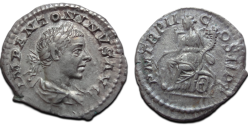 Elagabalus - FORTUNA denarius (ME2615)