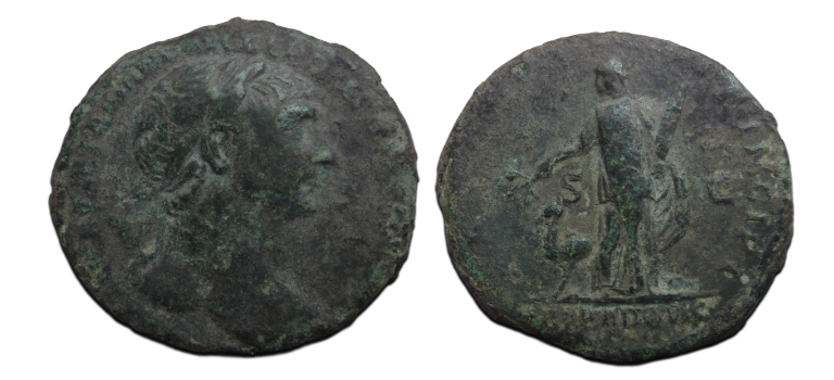 Trajanus - As Verovering van Arabia kameel interessant!  (ME2625)