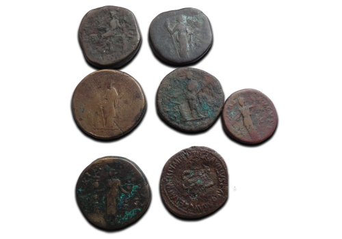 Aanbieding - 7 Romeinse munten (ME2621)