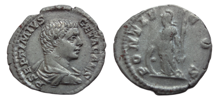 Geta - denarius Minerva (ME2631)