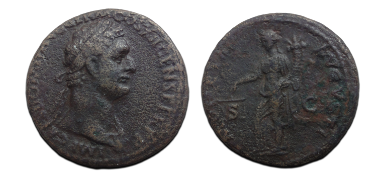 Domitianus- MONETA AS  (ME2635)