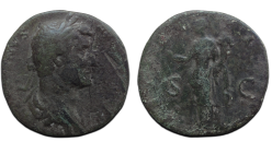 Hadrianus SESTERTIUS - Felicitas sestertius (ME2639)