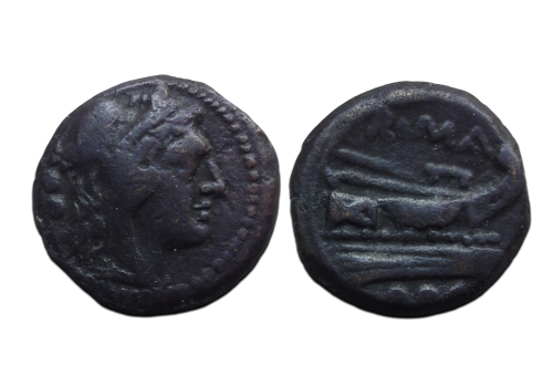 Roman republic - quadrans Hercules!  (ME2640)