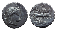 Romeinse republiek - denarius Naevius Balbus 79 v. Chr. (ME2644)