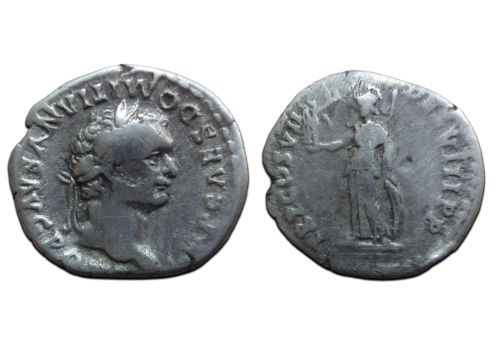 Domitianus - denarius Minerva with Victory RARE (R2) (ME2646)
