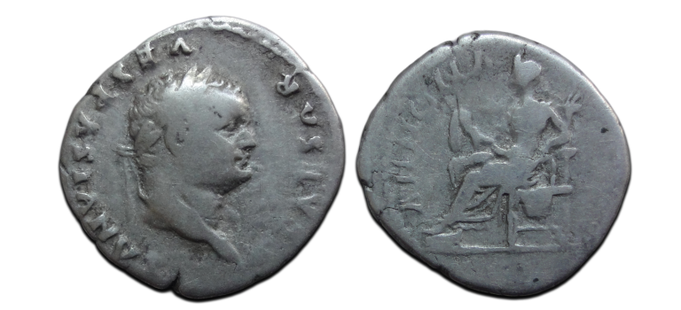 Titus -  denarius Annona (ME2648)