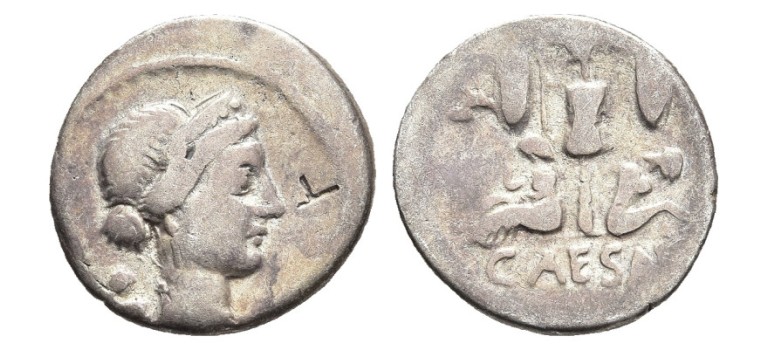 Julius Caesar - VENUS denarius (ME2650)