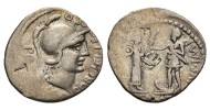 Gnaeus Pompeius jr - denarius met Hispania (ME2654)