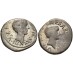 Lepidus - denarius met Octavianus! (ME2655)