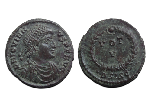 Jovianus - VOT V SISCIA SCHAARS Portretmunt! (ME2658)