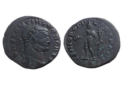Constantius Chlorus - Genius populi Rome (ME2660)