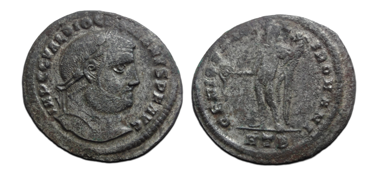 Diocletianus - Genio Heraclea verzilverd! (ME2666)