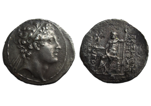 Griekse munten - Antiochos IV tetradrachm (N2458)