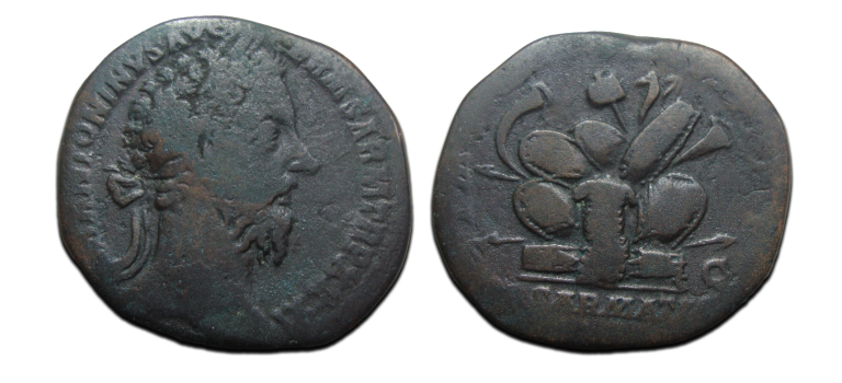 Marcus Aurelius - SESTERTIUS  victory over Sarmatians (N2518)