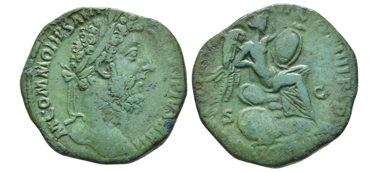 Commodus - sestertius victory over the Britains! (N2531)