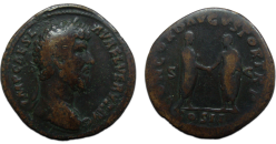 Lucius Verus - Sestertius met Marcus Aurelius (N2553)